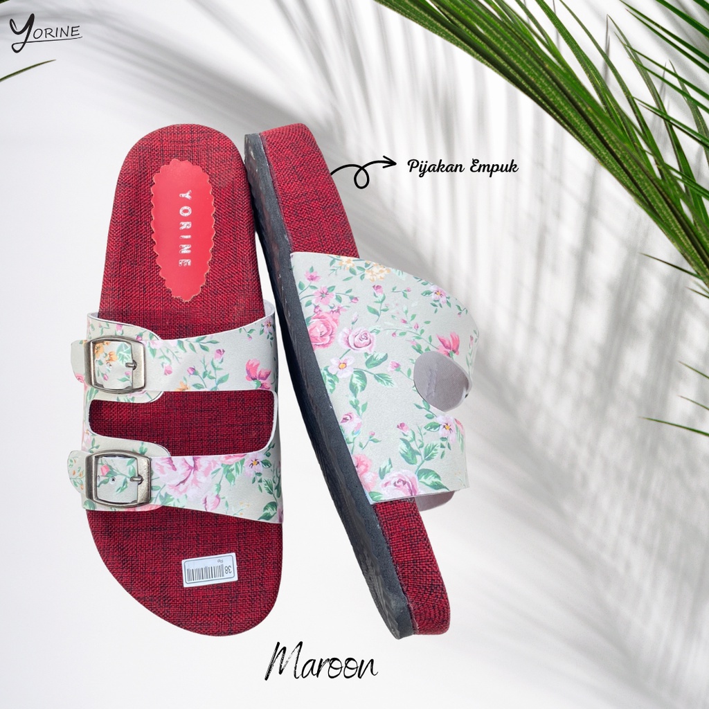 SIENA FLAT SANDAL WANITA TRAVELING MODEL TERBARU SBM STORE