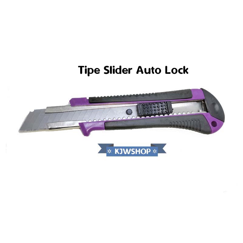 

Cutter Besar Pemotong Kertas Slider Cuter Auto Lock Cuter Kater Pemotong Kertas Dos Dus Silet Pemotong Paking Barang Expedisi Ekspedisi Potong Kardus Plastik DIY Do It Yourself