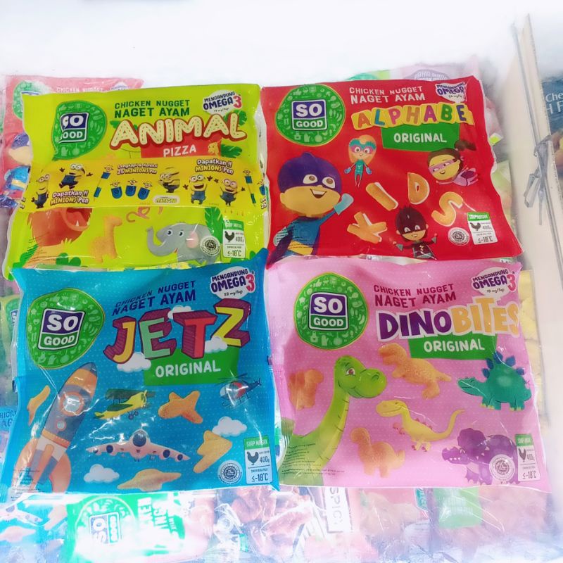 

SO GOOD NAGET AYAM KARAKTER 400GR