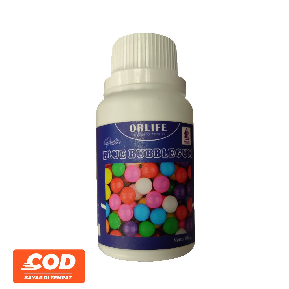 

Pasta Rasa Blue Bubblegum Atau Permen Karet Biru 100 Gram Orlife