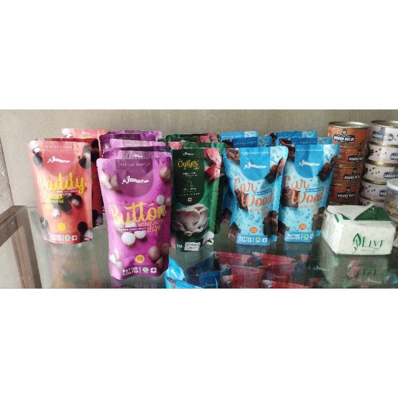 

KERIPIK JAMUR KANCING ASLI JEJAMURAN