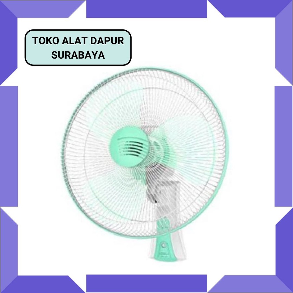 Maspion Wall Fan Kipas angin 16 inch Remote MWF-1602RC / MWF 1602 RC MWF1602RC 16 Inci Ada Tali Tarik Swing