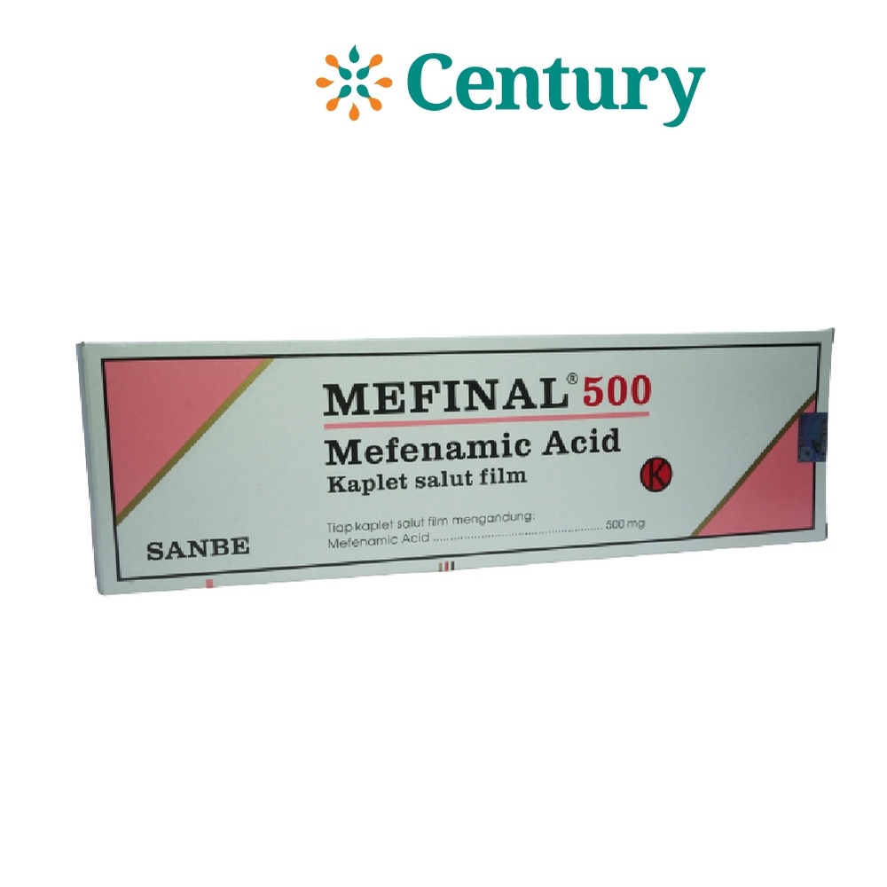 Jual MEFINAL 500 MG 1 STRIP ISI 10 KAPSUL/ASAM MEFENAMAT/ANTI NYERI