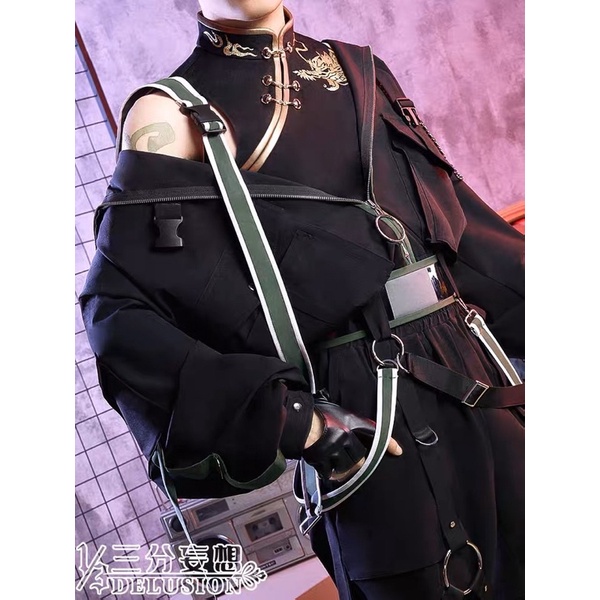 PREORDER 1/3 delusion xiao vigilant yaksha costume cosplay fanart version