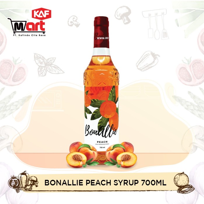 

BONALLIE PREMIUM SYRUP - PEACH