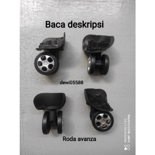 RODA KOPER, RODA DOUBLE WHEEL, RODA PUTAR 360, RODA KOPER VIBER, RODA KOPER FIBER, RODA KOPER TRAVEL, RODA KOPER HAJI, SPAREPART KOPER, RODA PUTAR 360 1set isi 4biji diameter 5,5cm