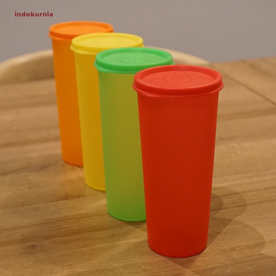 IK - Gelas Tutup Plastik Warna Tumble Tumbler DIALLO 500 ml ORI MURAH