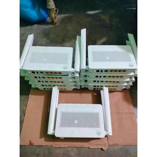GPON open ont Huawei Echolife hg8145v5 terbaru warna biru tahun 2022 unit tampa adaktor
