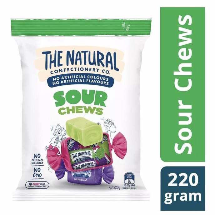 

The Natural Confectionery Co. Sour Chews Permen 180g