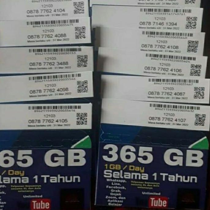 Terbaru | FG2 | Kartu Perdana XL 365Gb