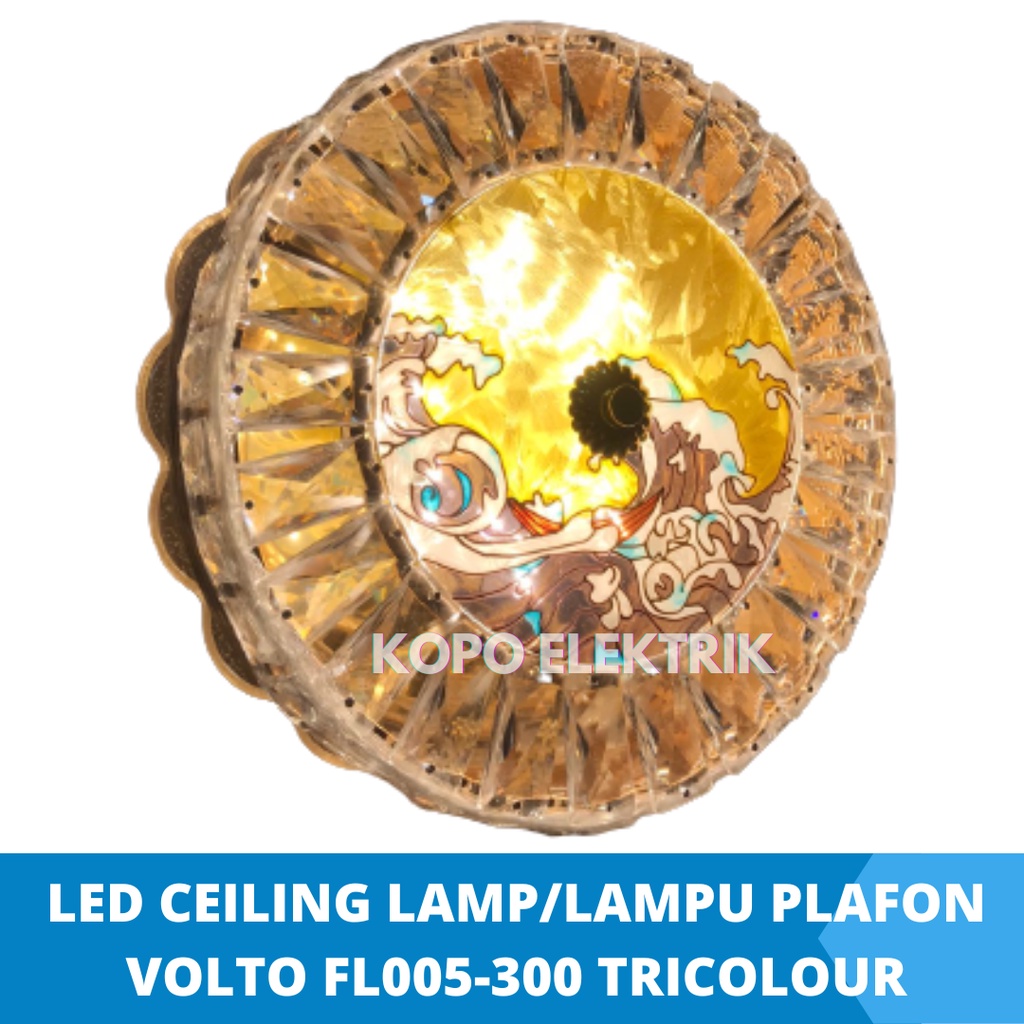 Led Ceiling Lamp/Lampu Plafon FL005-300 TRICOLOUR