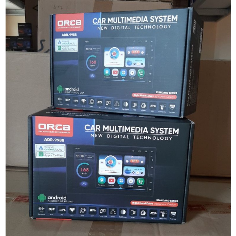 ANDROID ORCA ADR-9988 Head UNIT ANDROID 7 inch ORCA ADR - 9988 Ram 2 Gb Rom 32 Gb Android New Standart ORCA ADR 9988