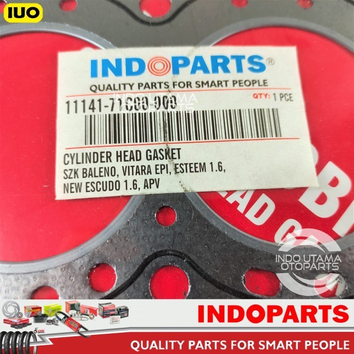 Packing Head Futura Injeksi 1.5 Gasket Only INDOPARTS Graphite