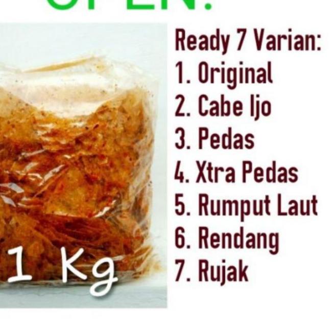 

Limited [KP8] KRIPIK KACA/KERIPIK BELING PILING KRIPCA KILOAN 1KG 1000GRAM