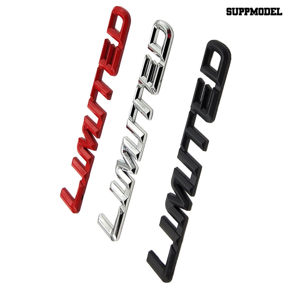 [SM] 3d Metal LIMITED Huruf Italic Belakang Mobil Body Stiker Emblem Badge Dekor