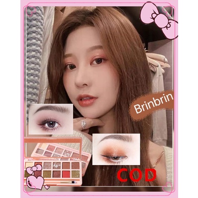 【COD】Better Than Palette 12 Shades Eyeshadow Palette kosmetik alis High Pigment And Smooth Powder Long Lasting