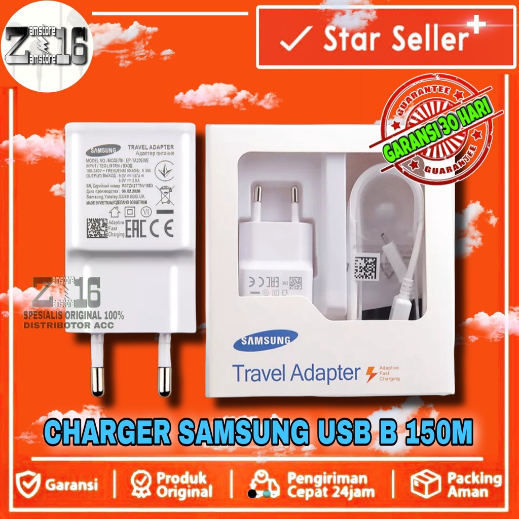 ( COD ) Charger samsung galaxy A6 A6+ A6PLUS micro usb / type B Kabel 150Cm Fast Charging original 1
