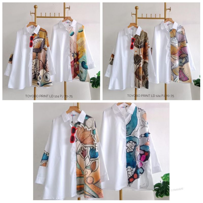 blouse katun toyobo print
