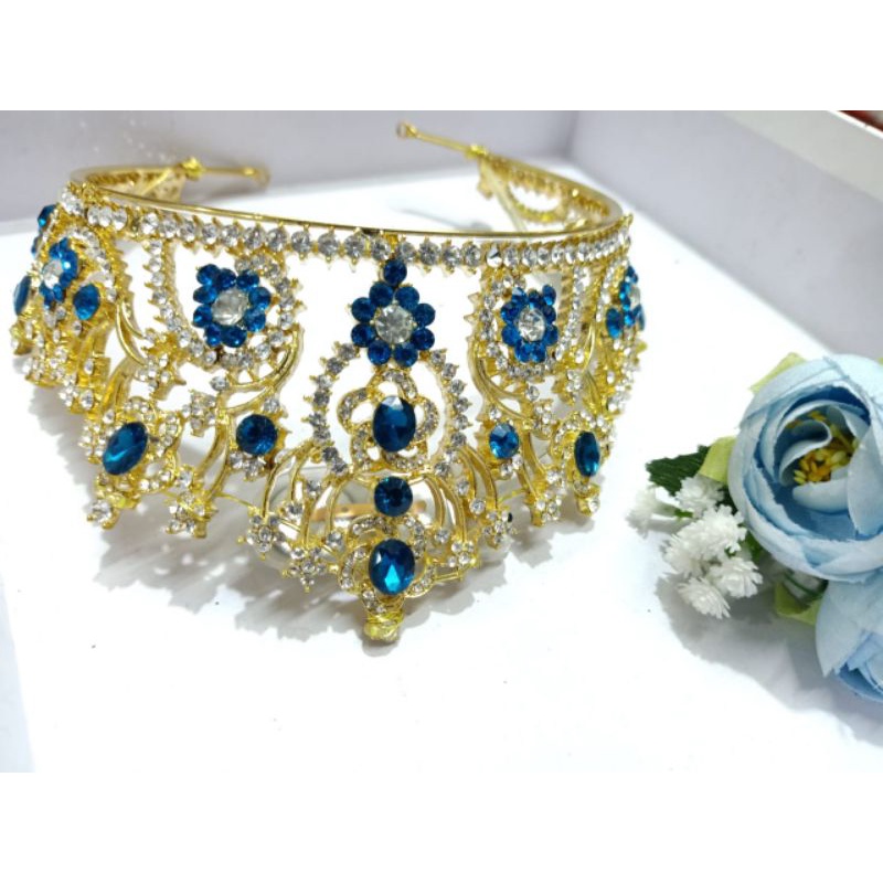 mahkota pengantin / mahkota hijab /mahkota warna