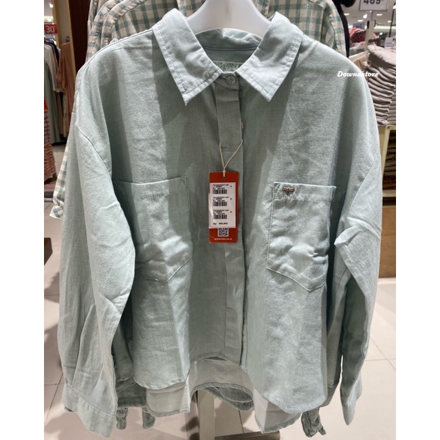 Triset Blouse/Kemeja lengan panjang wanita (S-XxL)