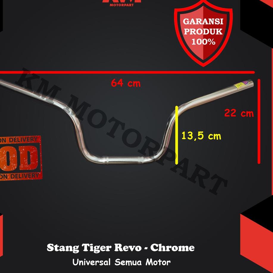 Stang Stir Setang Tiger Revo Variasi TigerRevo Universal Racing Panjang 64cm Tinggi 22cm