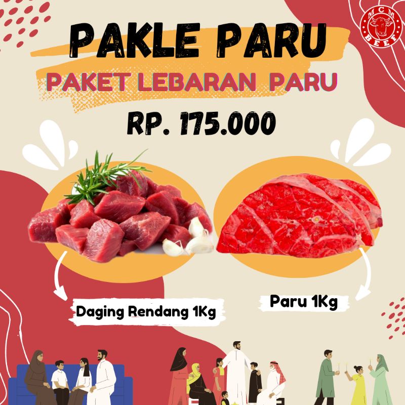 

Paket Lebaran Paru / Rendang 1Kg Dan Paru 1Kg