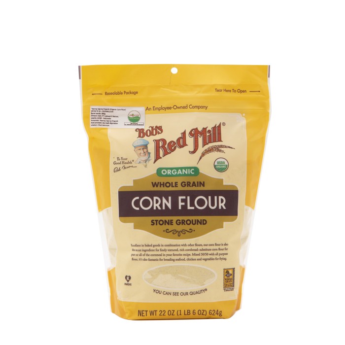 

Bob's Red Mill Organic Corn Flour 624 gr