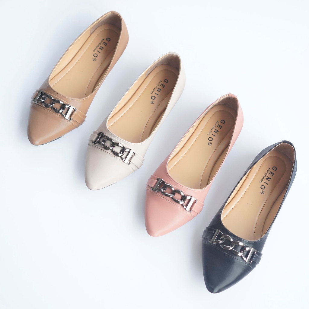 FLAT SHOES SEPATU WANITA GENIO ZA 49