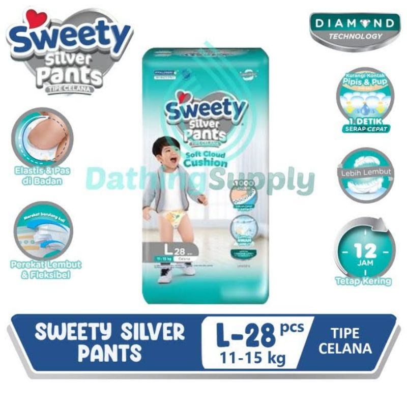 Sweety Silver Pants L28