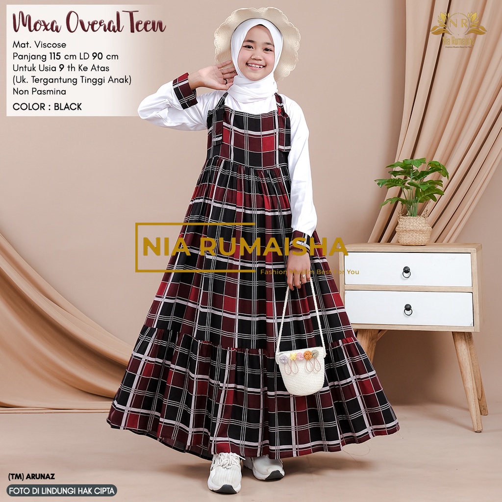 Moxa Kids Gamis Anak Muslim Original Produk By Nia Rumaisha