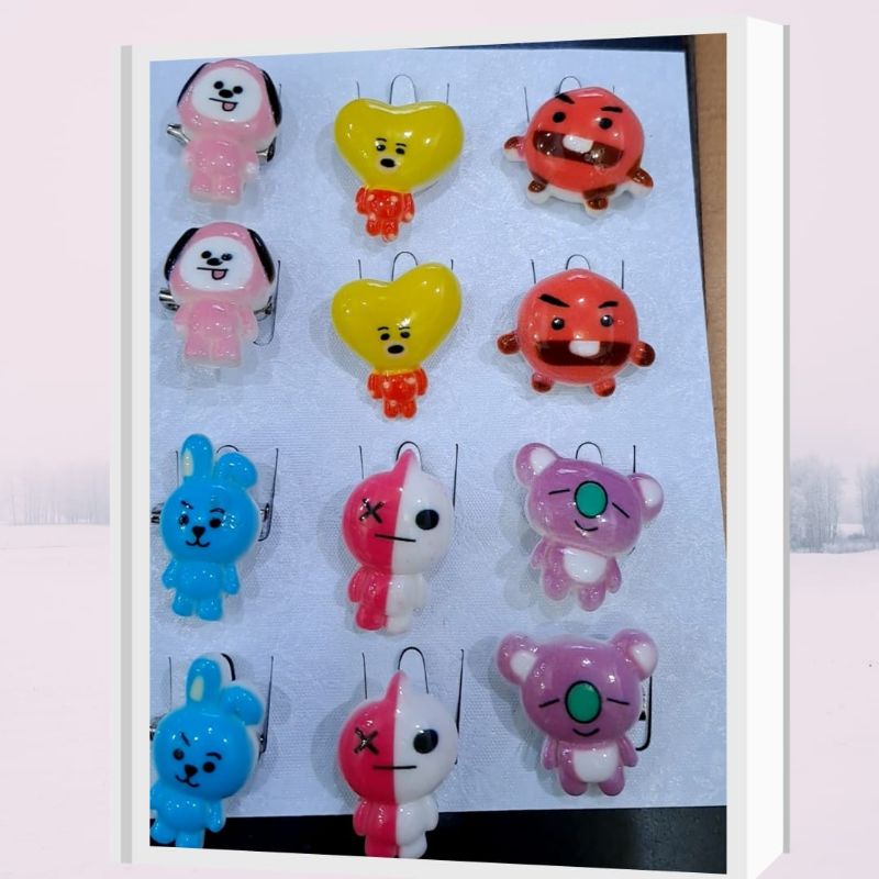 PIN BT21 / PIN BTS / PIN BAJU / PIN TAS / PIN JILBAB