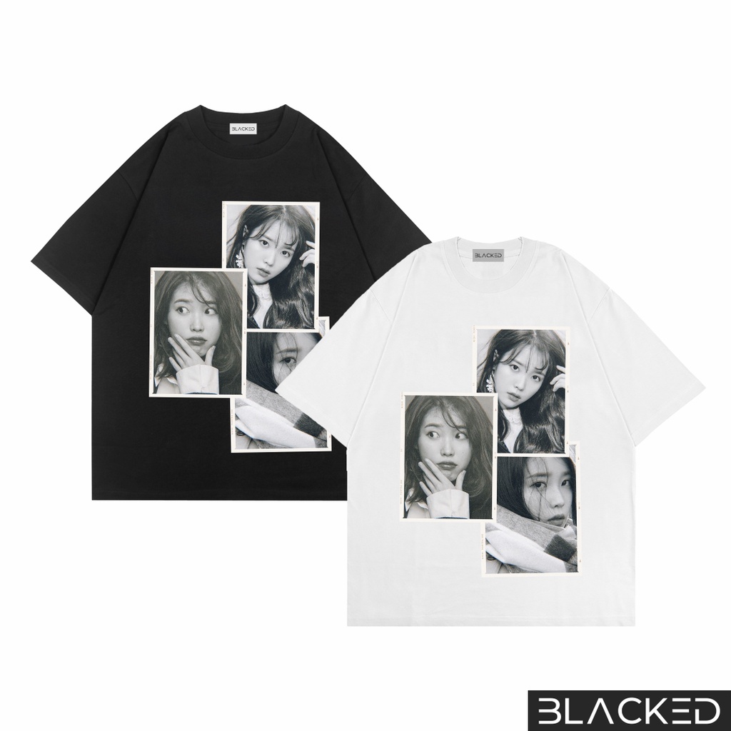 KAOS OVERSIZED LEE JI EUN PORTRA (IU) / OVERSIZE TEES / BAJU OVER SIZE K-POP