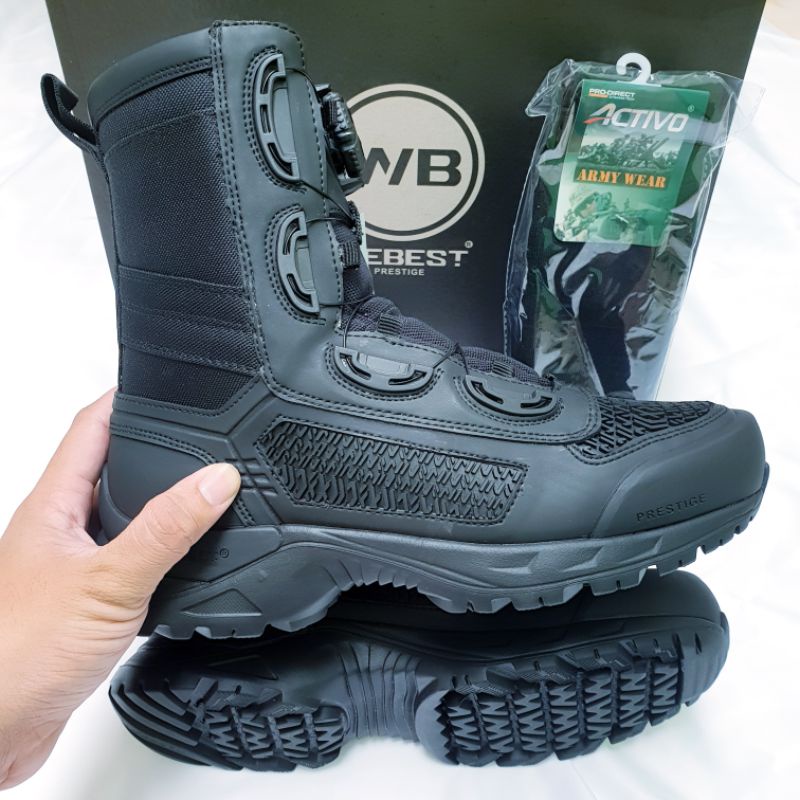 SEPATU PDL MK2 BOA WEBEST BONUS KAUS KAKI BERGARANSI