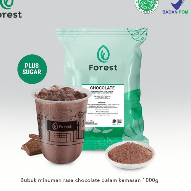 

PALING AMPUH✌️>>> Bubuk Minuman CHOCOLATE Powder 1000g PLUS GULA - Forest Bubble Drink