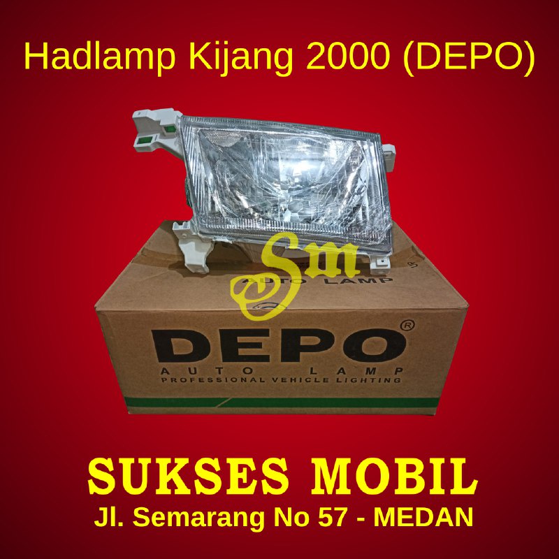 Headlamp / Lampu besar depan kijang Tahun 2000 (DEPO)