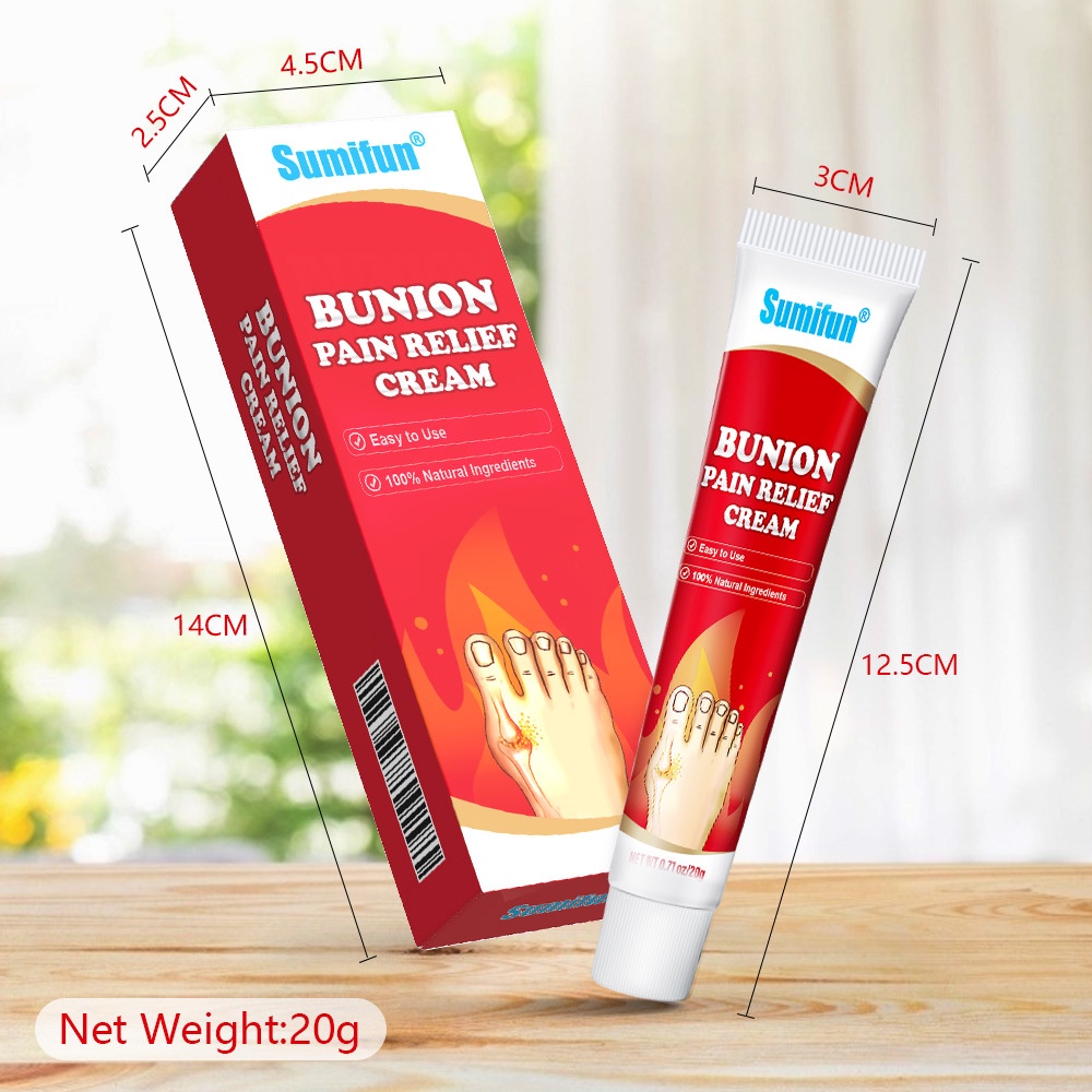 Pereda Nyeri Jari Jempol Kaki Bunion Pain Relief Cream Hallux Valgus