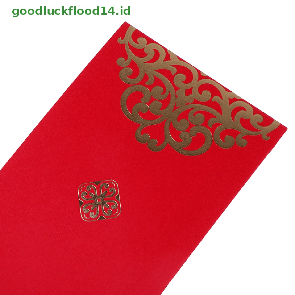 [GOOGFOUR] 10pcs New Year Wedding Amplop Merah Tikus Tahun Imlek Festival Musim Semi Tas Keberuntungan [TOP]