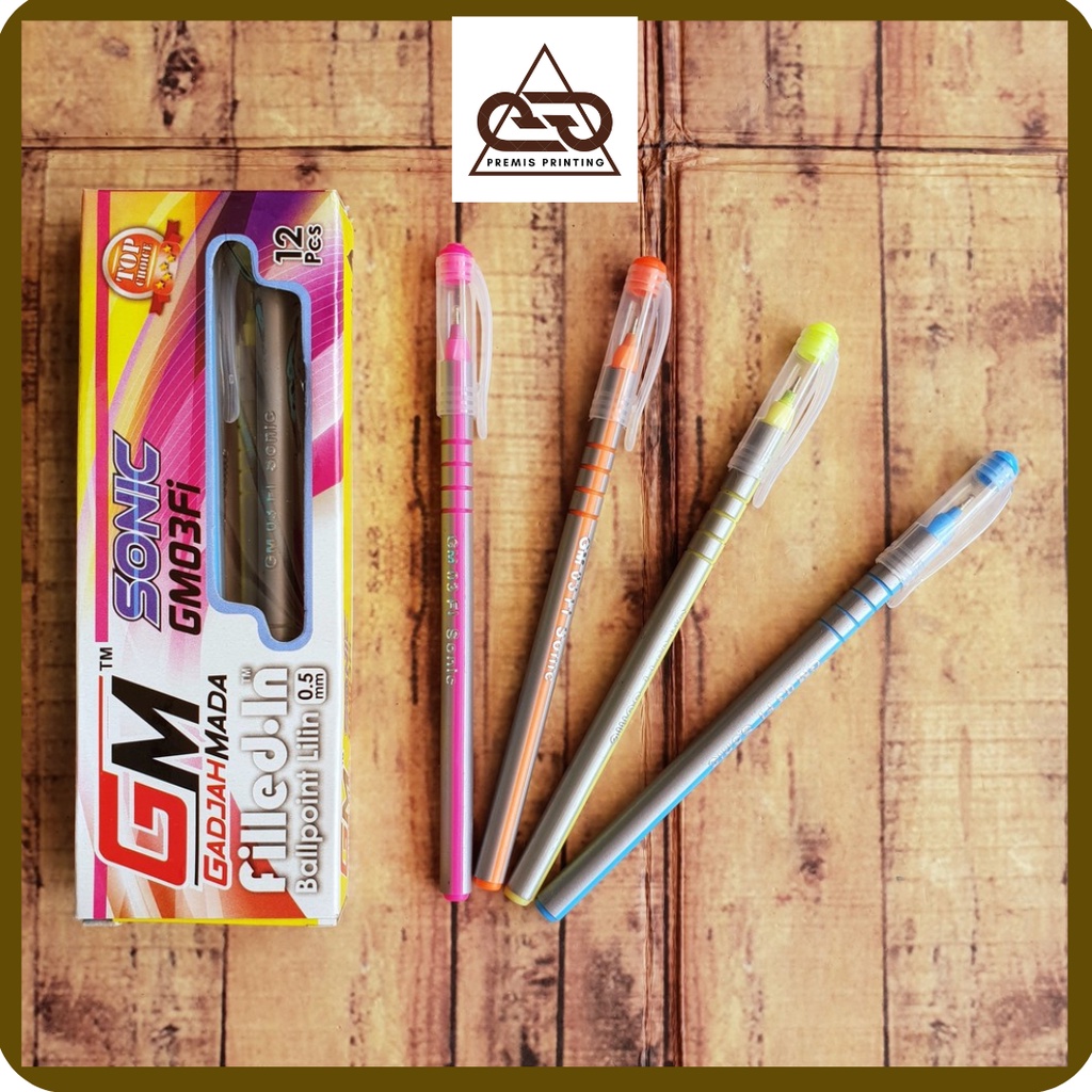 

Pulpen Lilin Pena Ulir Merk Sonic GM03Fi Hitam 0,5 MM ( Isi 1 Pack )