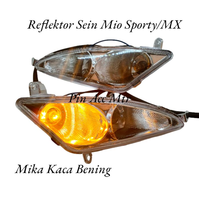 Reflektor Set /Kiri/Kanan Lampu Sein Mio sporty/MX pnp