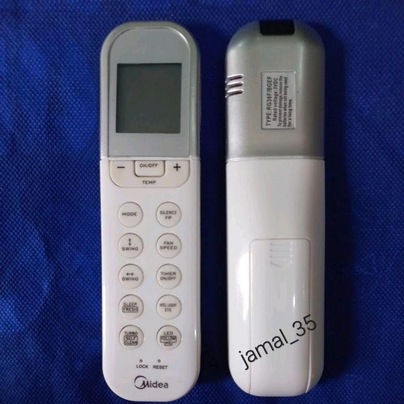 REMOTE REMOT AC MIDEA TYPE : RG36F/BGEF