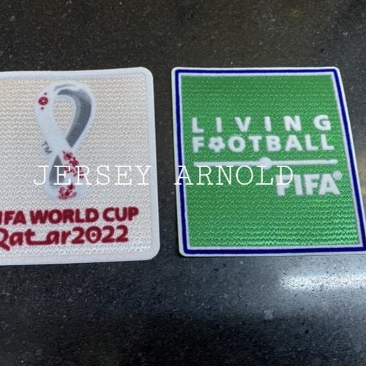 *Terbaik* PATCH WORLD CUP 2022 VELVET NEGARA PIALA DUNIA LIVING FOOTBALL ISI 2 PCS 1 SET