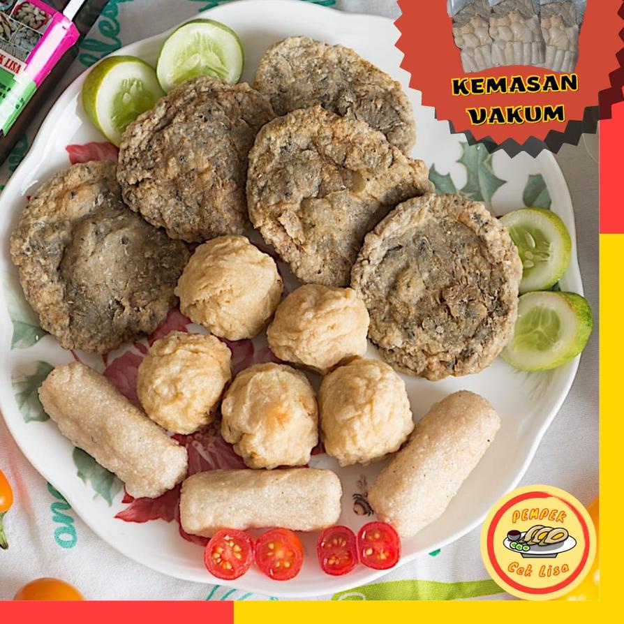 

New | BMH|PEMPEK PALEMBANG KECIL PAKET CAMPUR ISI 20PCS/1KG + CUKO PEMPEK FROZEN MAKANAN BEKU FROZEN FOOD