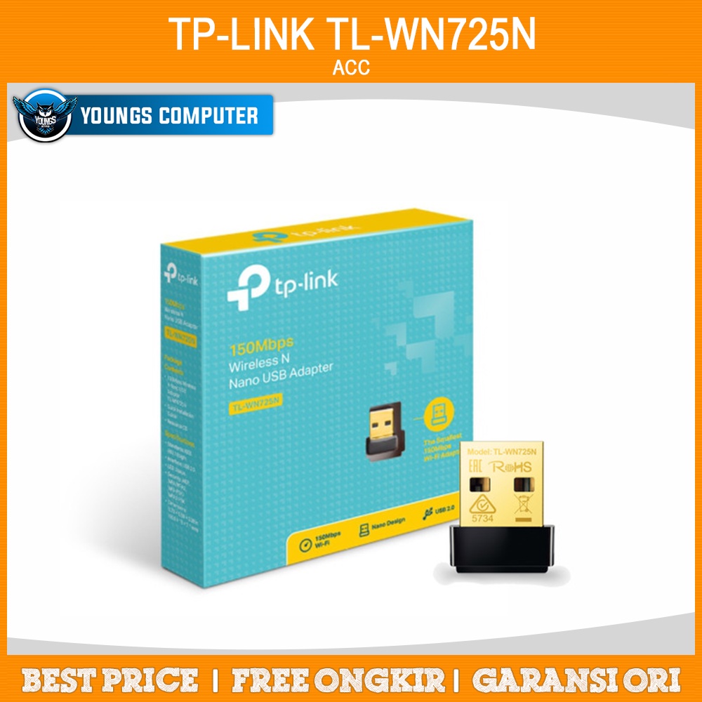 TP-LINK TL-WN725N 150Mbps Wireless N Nano USB Adapter