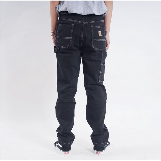 CELANA PANJANG DENIM PRIA SUPER EGO | SECARP BLACK