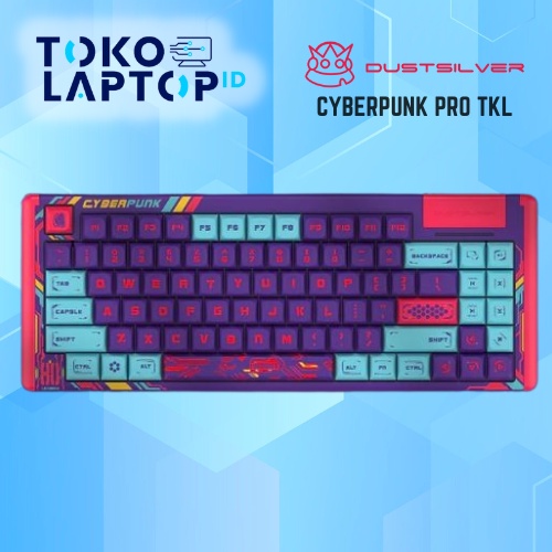 DUSTSILVER CYBERPUNK PRO TKL RGB Backlit Hot-swappable Keyboard