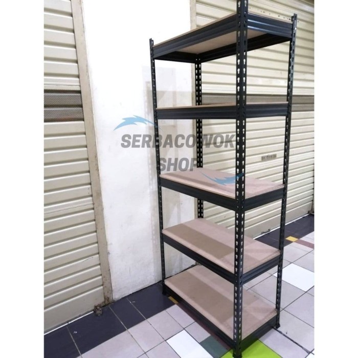Rak Kenmaster Rak 5 Susun Besi Kapasitas 750 Kg Bebas Mur Baut Termurah