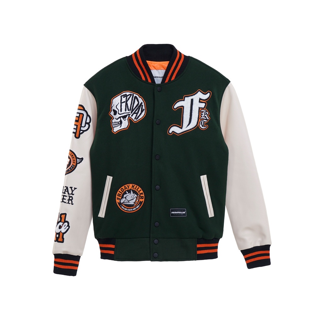 JAKET VARSITY FRIDAY KILLER | BIG F GREEN