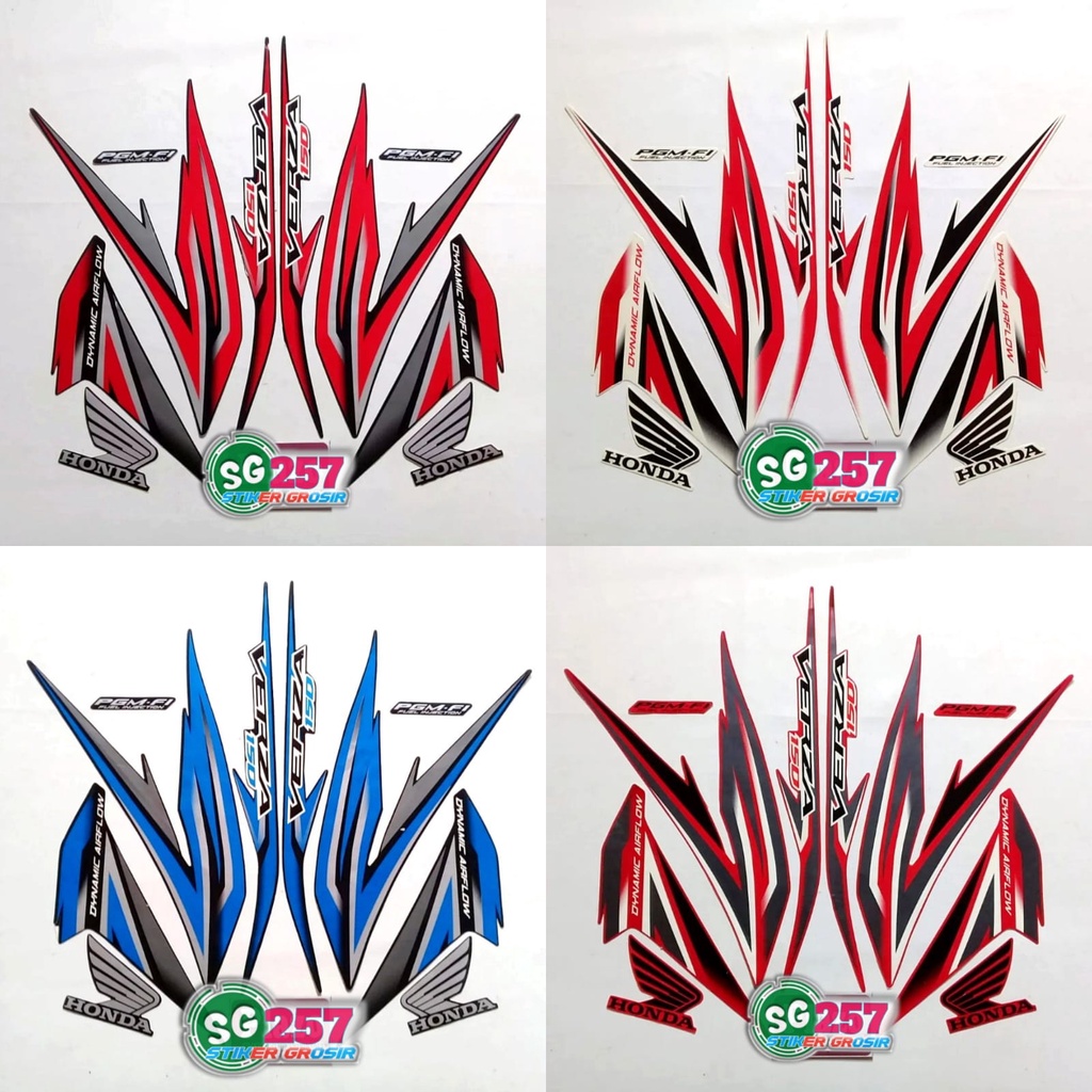 STRIPING STIKER LIS BODY MOTOR HONDA VERZA 150 2015