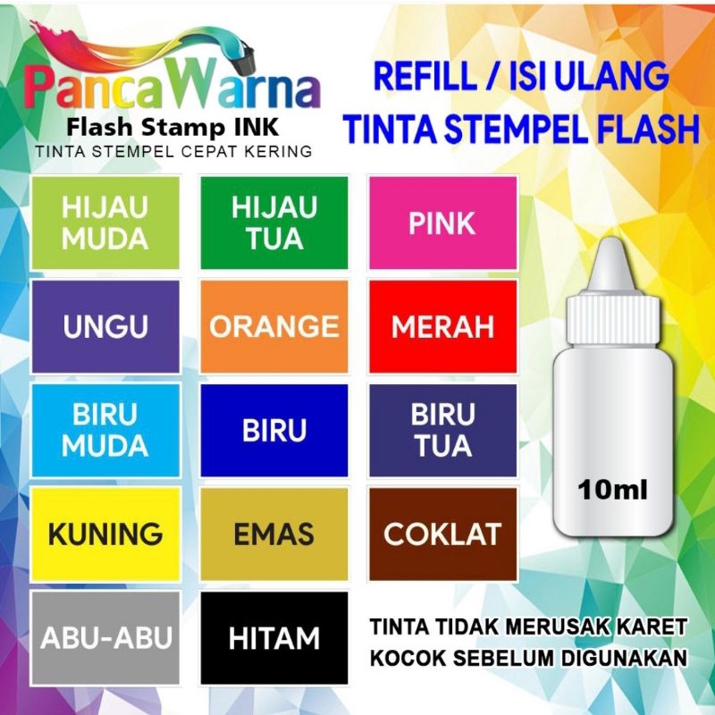 

Refill tinta stempel flash