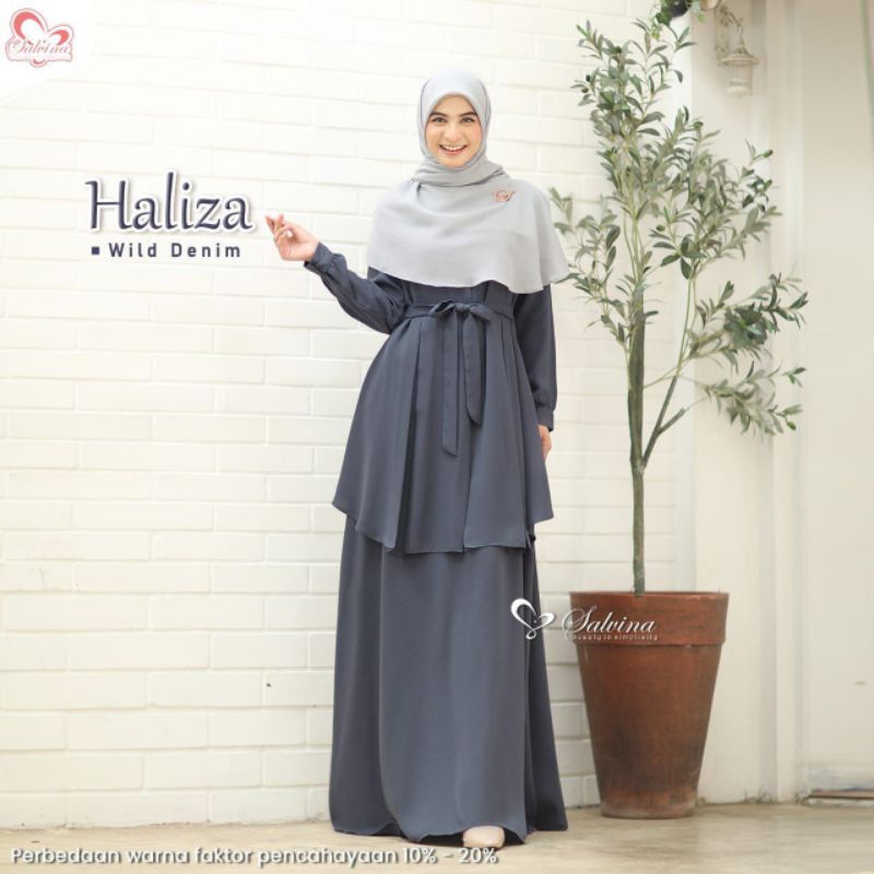 RIHAIA | Baju Kurung Malaysia - Haliza Dress by Salvina Hijab